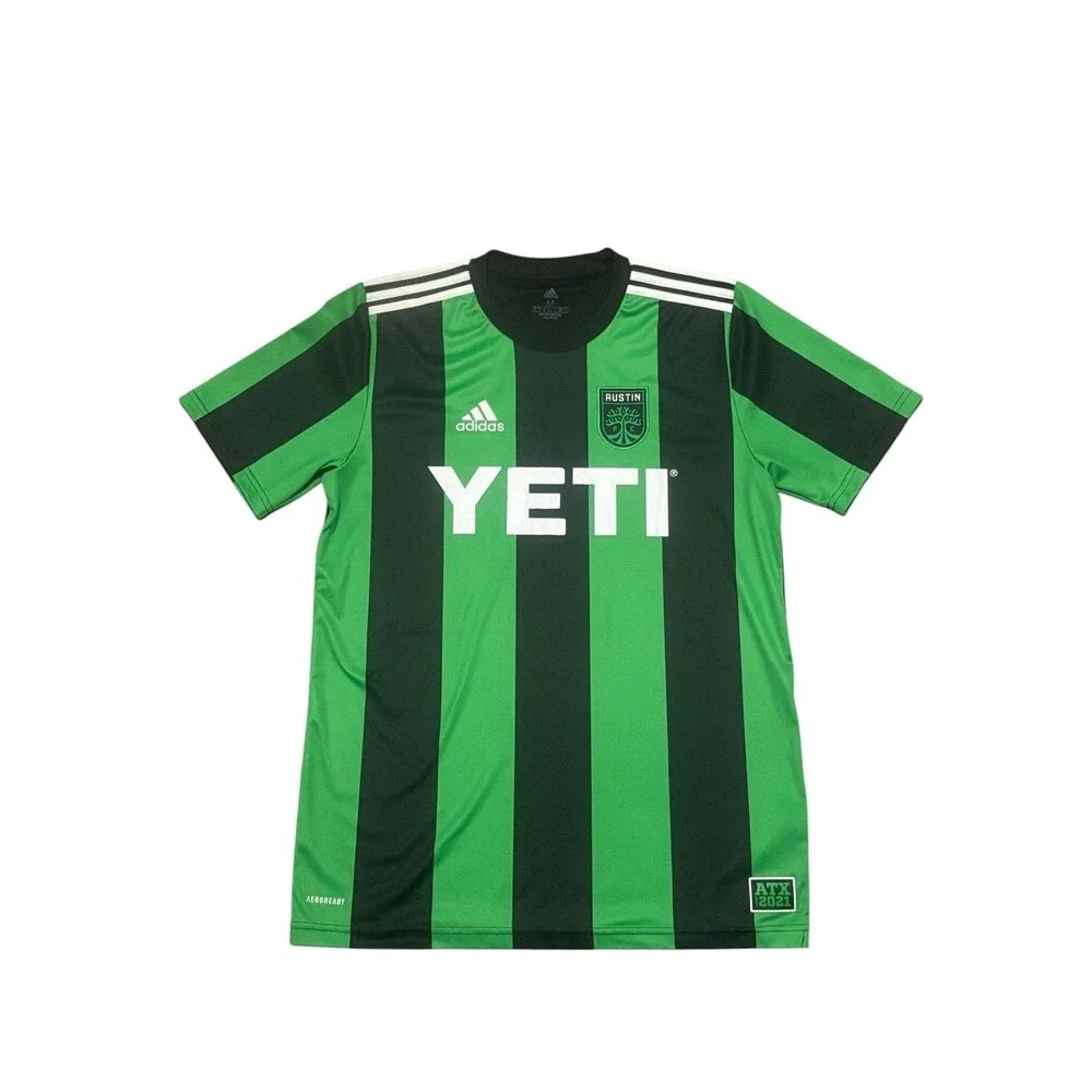 Adidas Austin FC 2021-22 Inaugural Blank Season Jersey Yeti MLS Men’s Medium